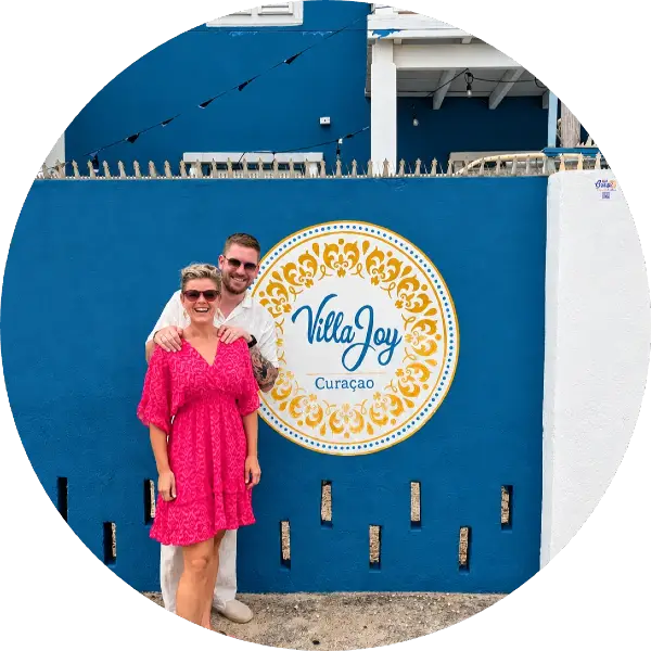 Rick en Ellen Sonder bij Villa Joy Curaçao